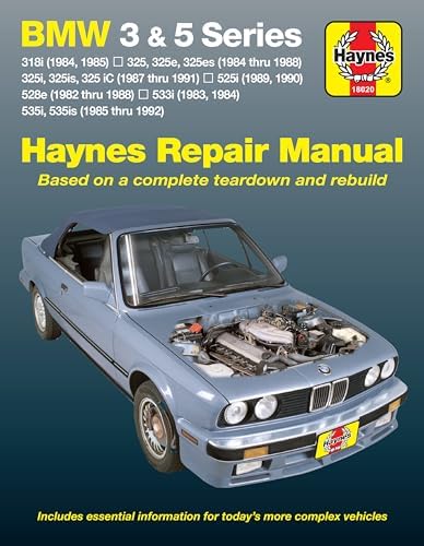 BMW 3 Series (E30) Service Manual: 1984-1990: Bentley, Robert